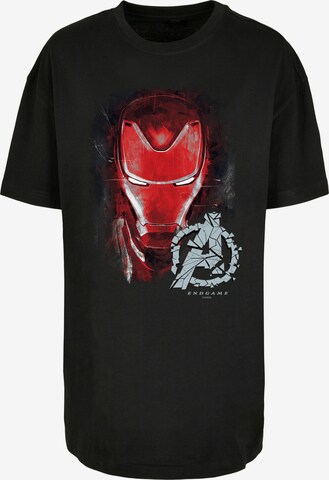 T-shirt 'Marvel Avengers Endgame Iron Man Brushed' F4NT4STIC en noir : devant
