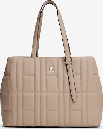 TOMMY HILFIGER Шоппер в Бежевый: спереди