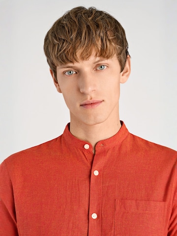 Lindbergh Regular fit Overhemd in Oranje