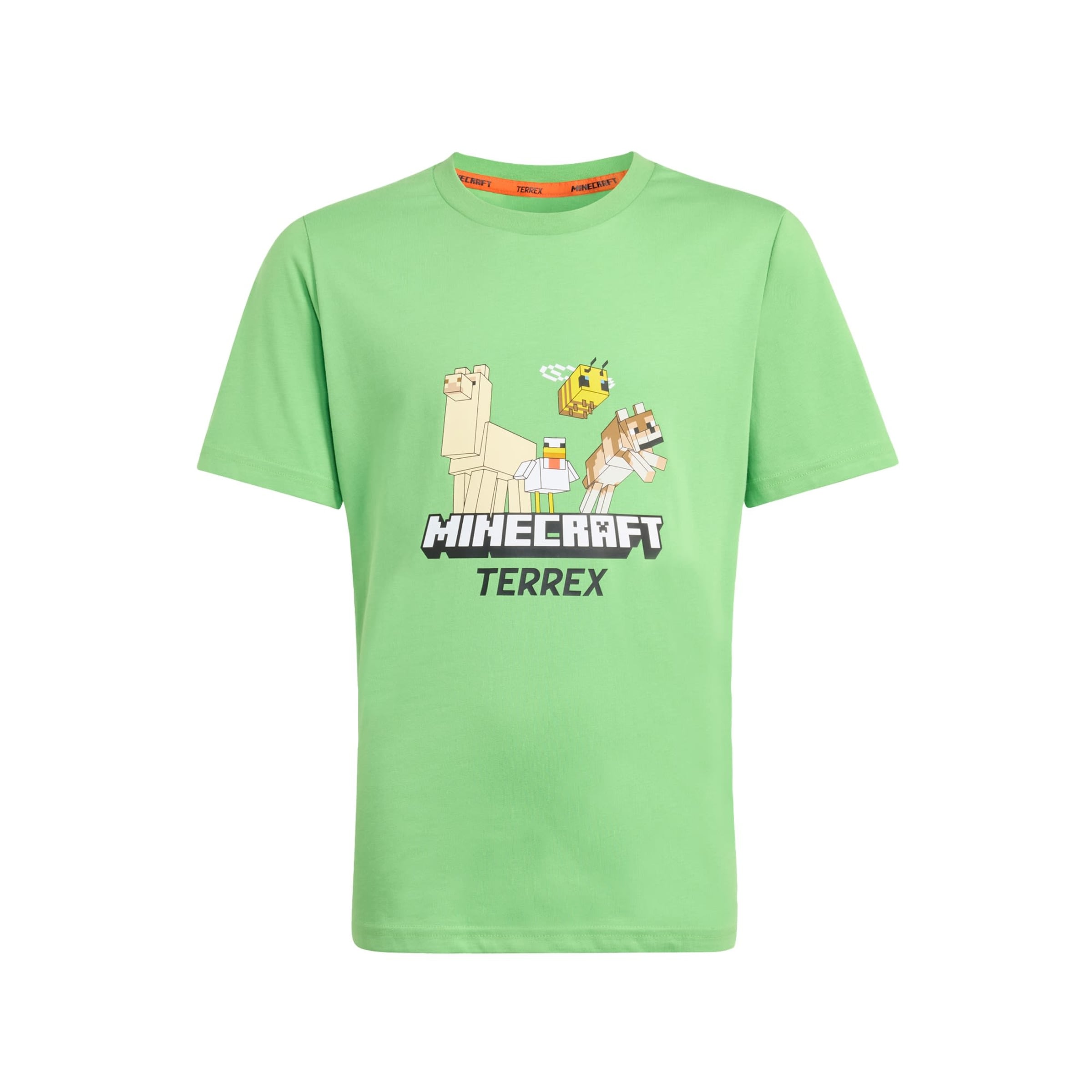 ADIDAS TERREX Performance shirt 'Minecraft' in Green: front