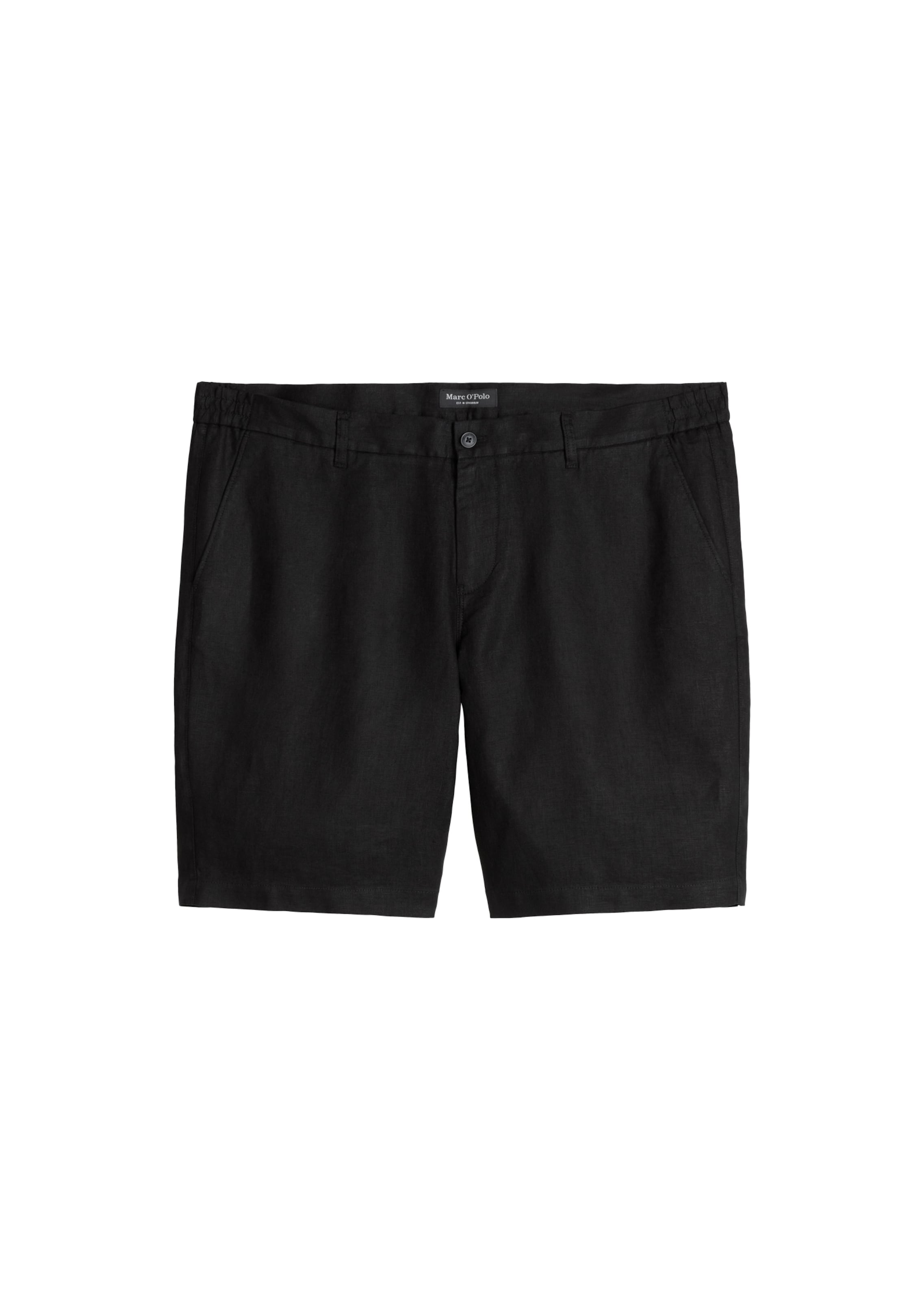 Marc O'Polo Regular Broek in Zwart: voorkant