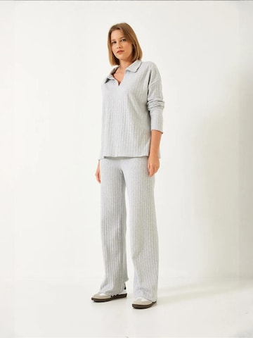 Bianco Lucci - Calças de fato em cinzento