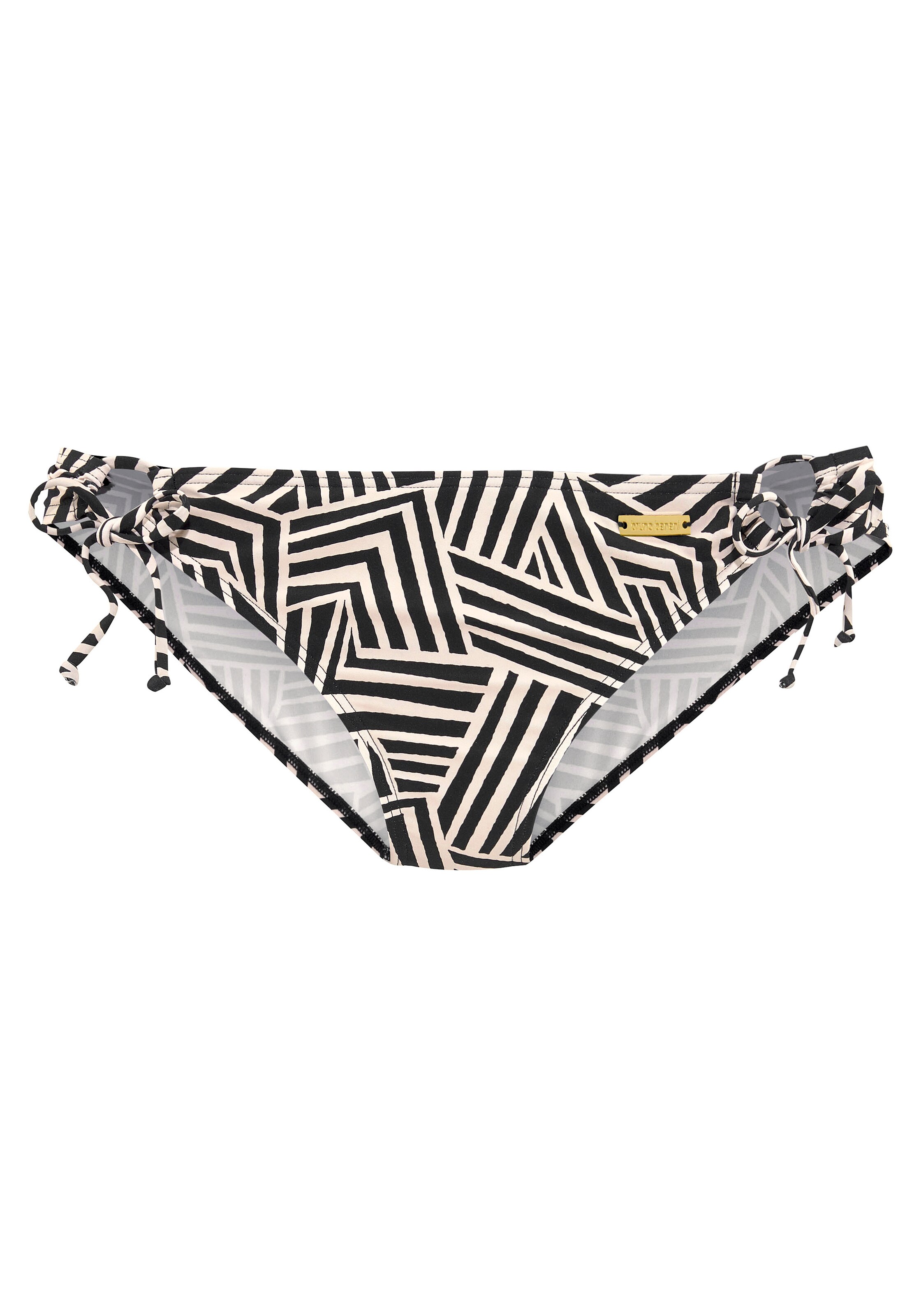 LASCANA Bikini Bottoms in Black: front
