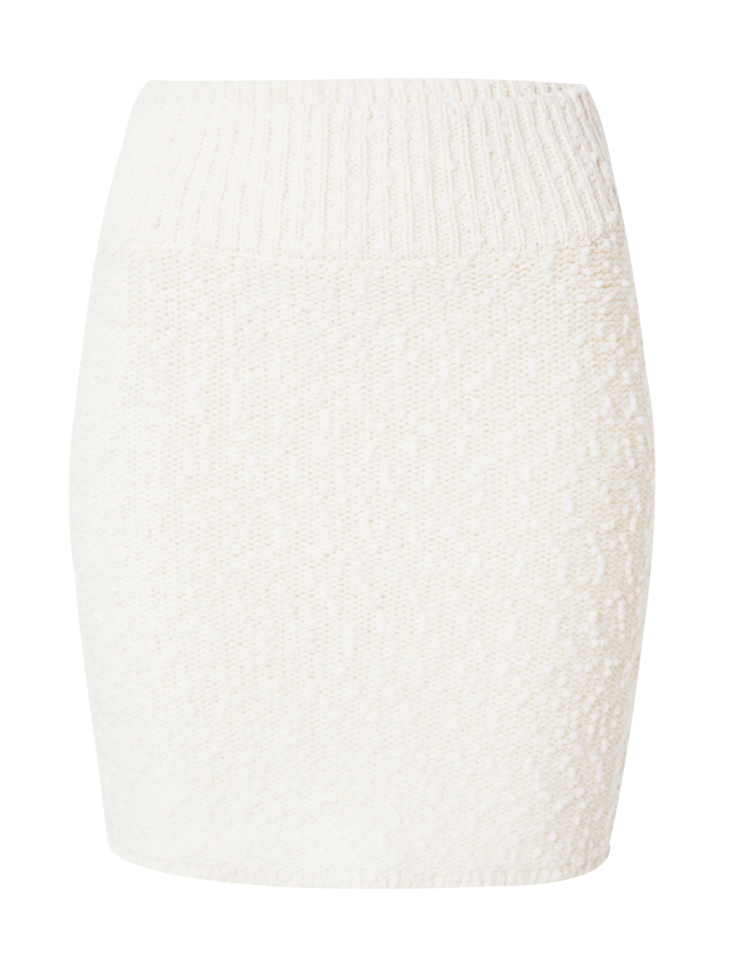 Fustă de la Oval Square pe alb: față