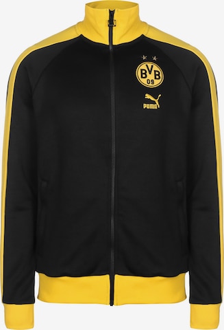 Giacca per l'allenamento 'Borussia Dortmund' di PUMA in nero: frontale