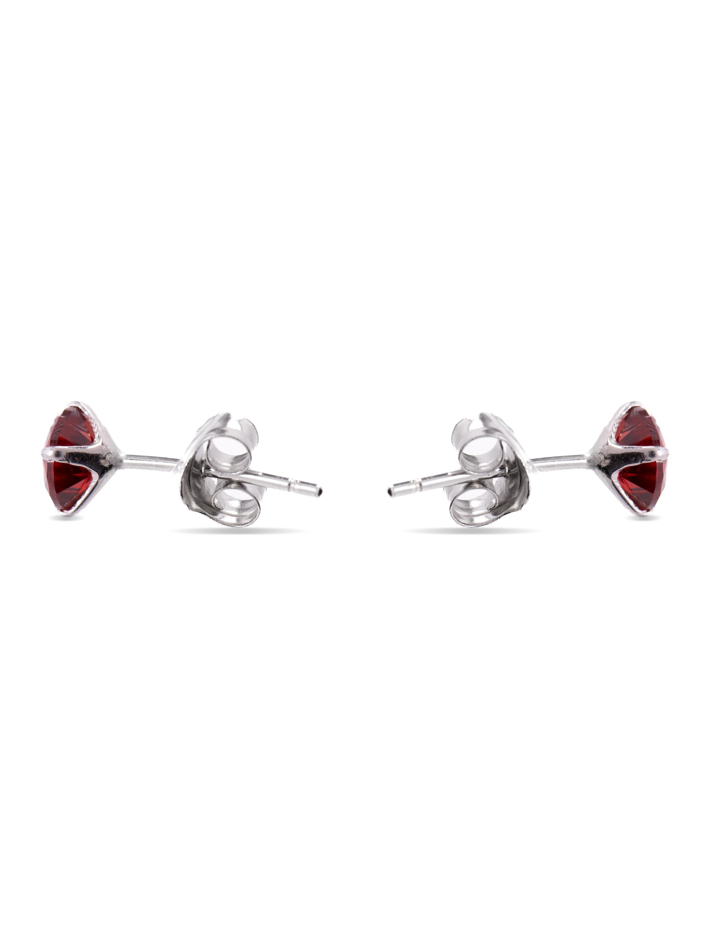 Luxenter - Pendientes 'Yedia' en rojo