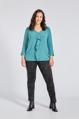 SPGWOMAN Blouse in Green: front