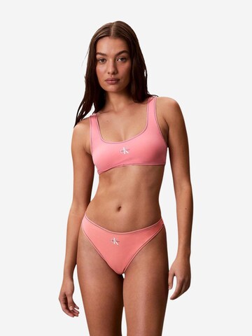 Classico Bikini 'BRALETTE LV00Q61100' di Calvin Klein Jeans in rosa