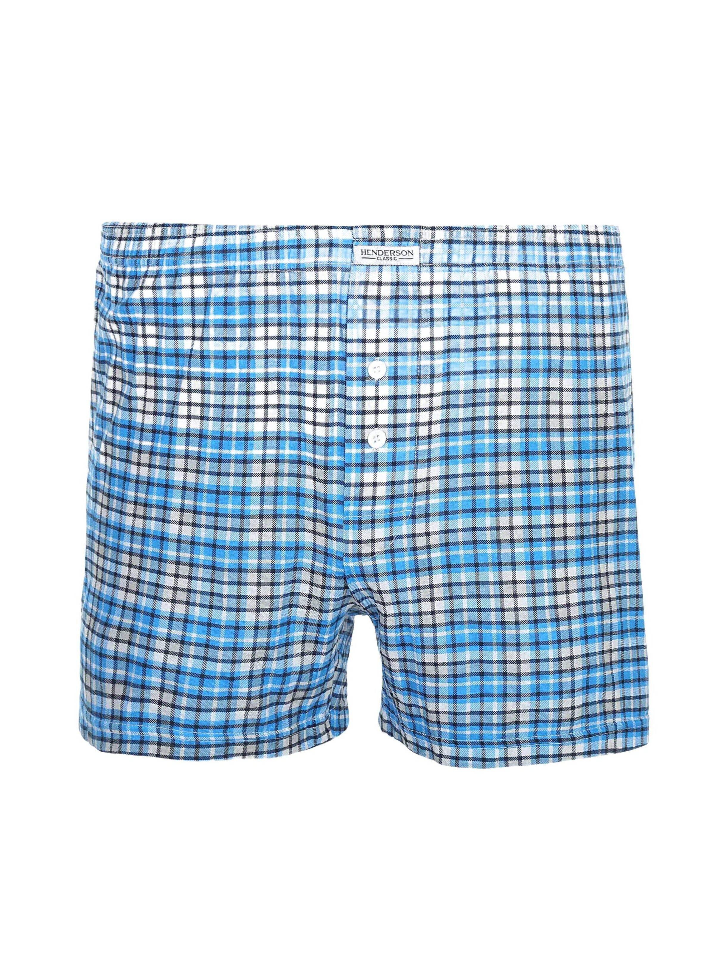 Henderson Boxershorts 'Weiche Boxershorts aus Baumwolle Elastische locker bequem Classic 5XL'‌‌‌ in XXXL in hellblau, Produktansicht