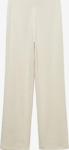 MANGO Broek 'Panna' in Beige: voorkant