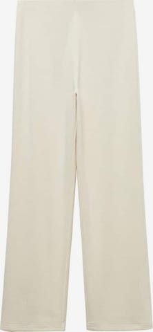 Bootcut Pantalon 'Panna' MANGO en beige : devant