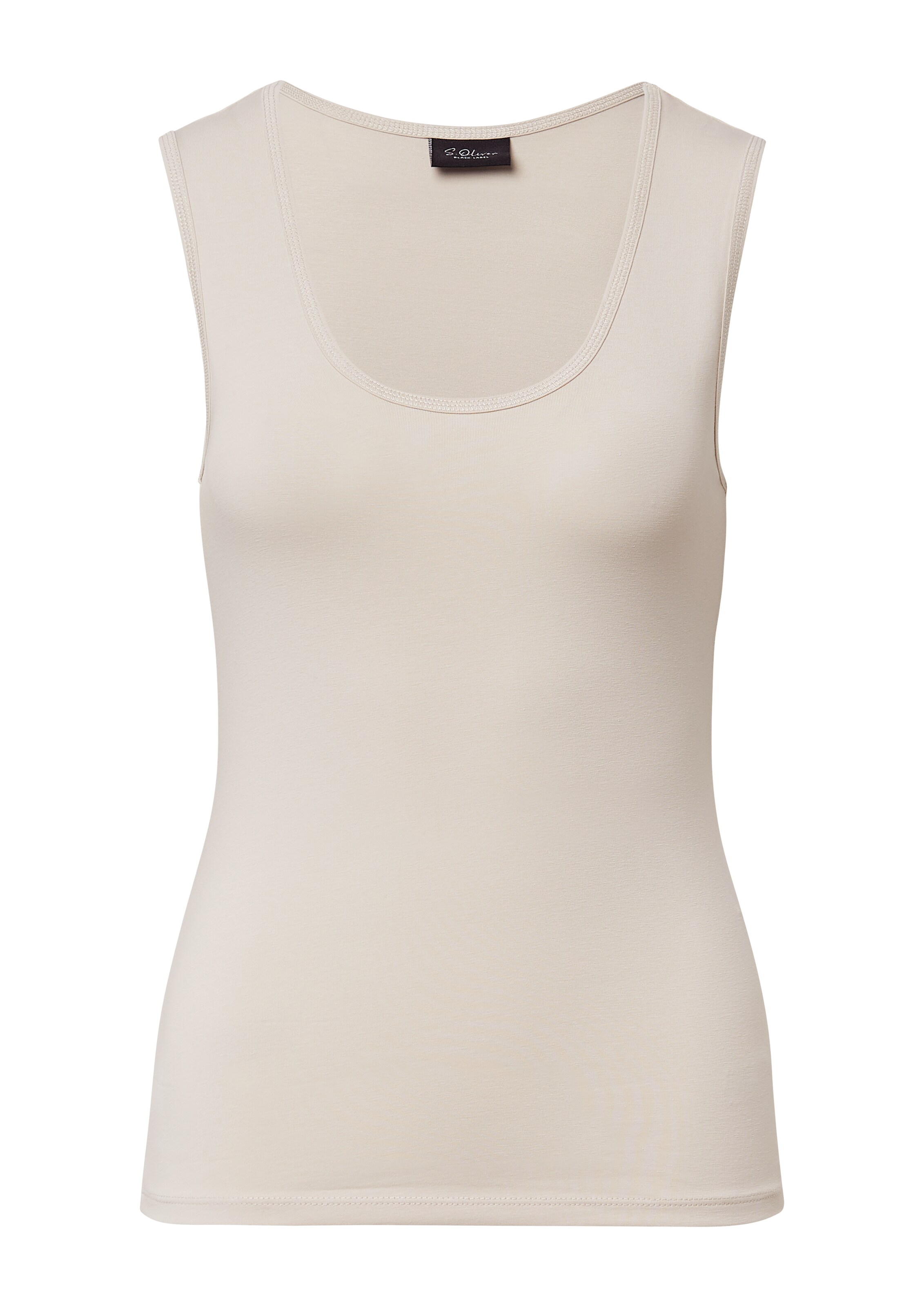 s.Oliver BLACK LABEL Top in Beige: voorkant
