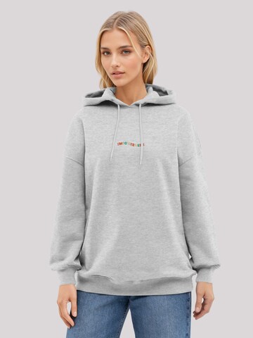 Sweat-shirt 'Empowerment' F4NT4STIC en gris : devant