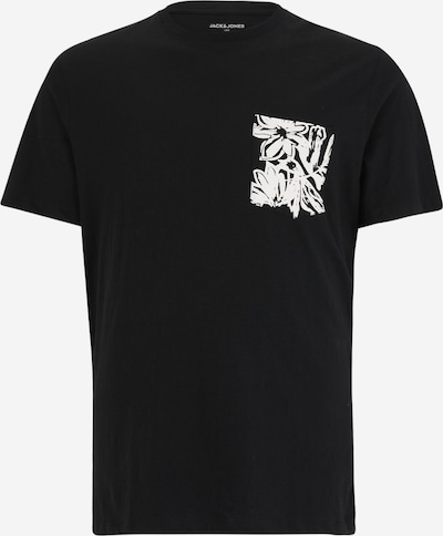 Jack & Jones Plus Camiseta 'Lafayette' en negro / blanco, Vista del producto