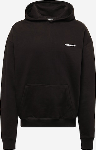 Sweat-shirt Pegador en noir : devant