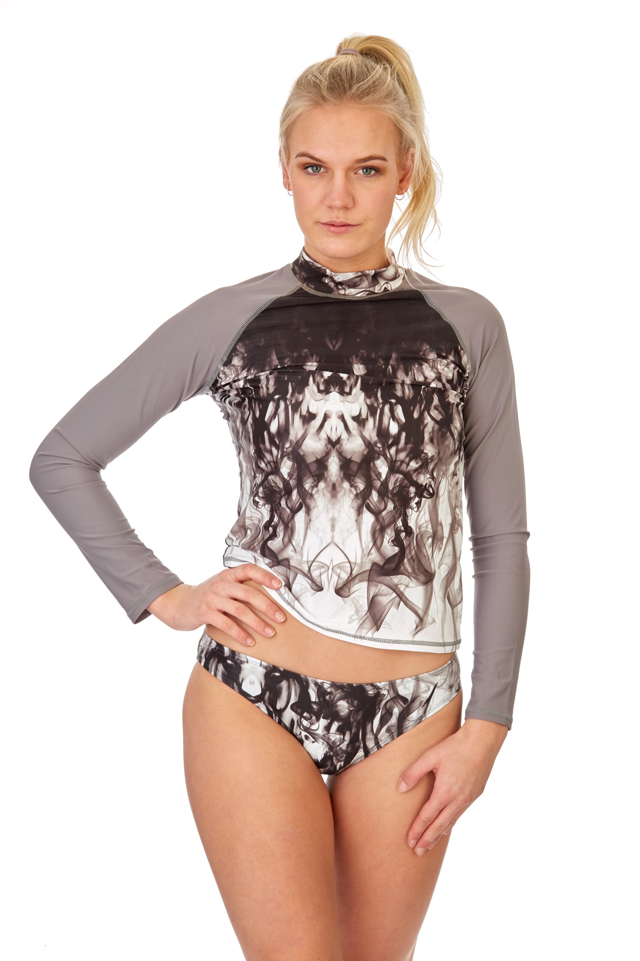 BECO the world of aquasports Schwimmshirt 'BEactive' in Mischfarben: Vorderseite