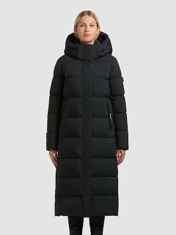 khujo Wintermantel 'Dote2' in Grijs: voorkant