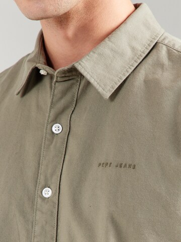 Pepe Jeans Klasický střih Košile – zelená