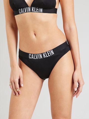 Calvin Klein Swimwear Bikini bottom in Black: front