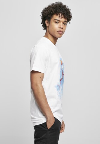 Tricou de la Mister Tee pe alb