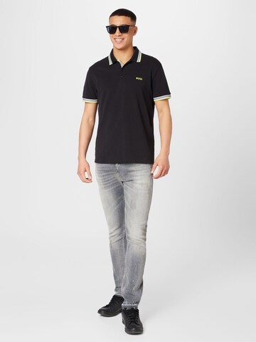 BOSS Green Poloshirt 'Paddy' in Schwarz