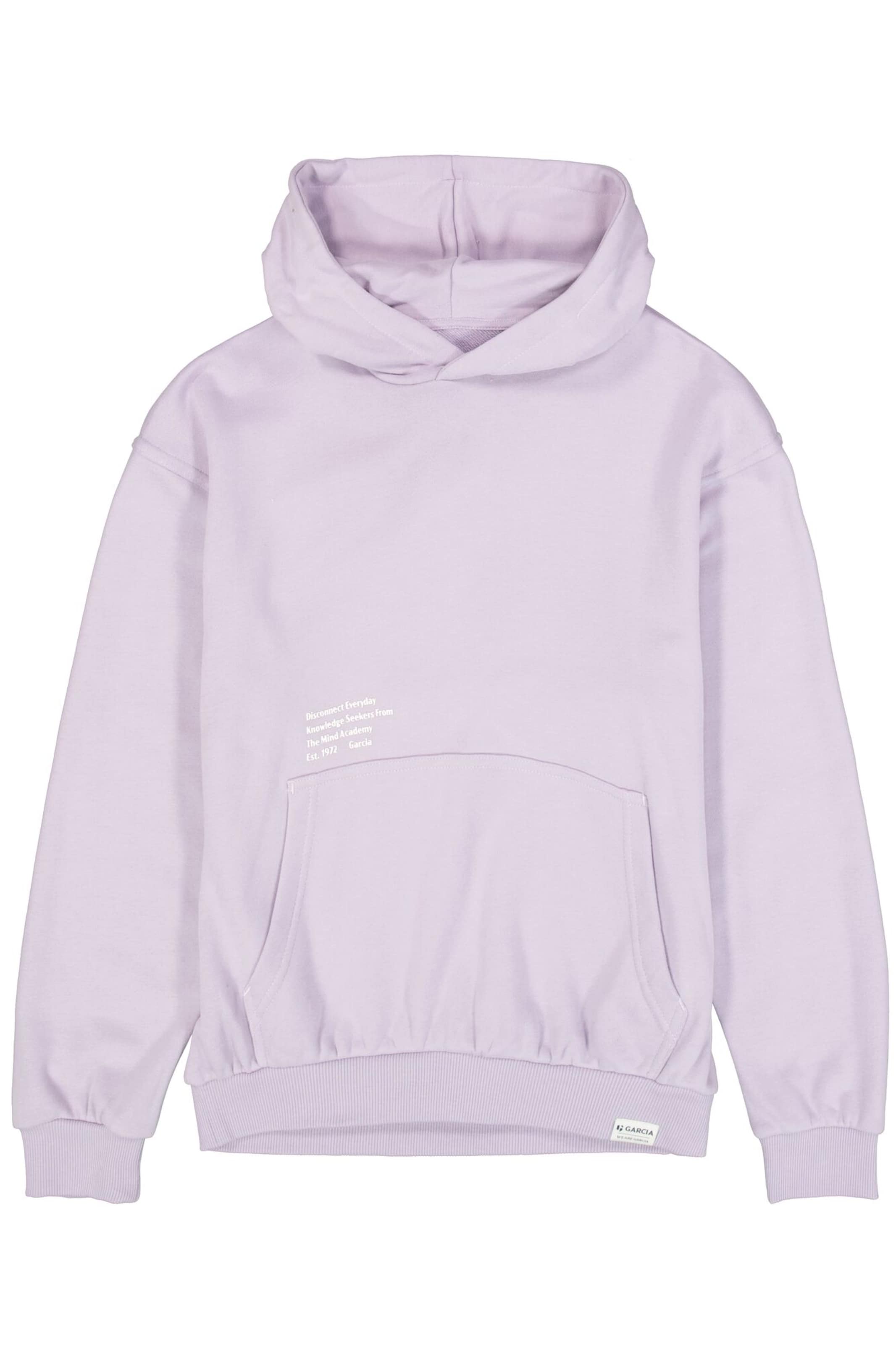 GARCIA Sweatshirt i lila: framsida