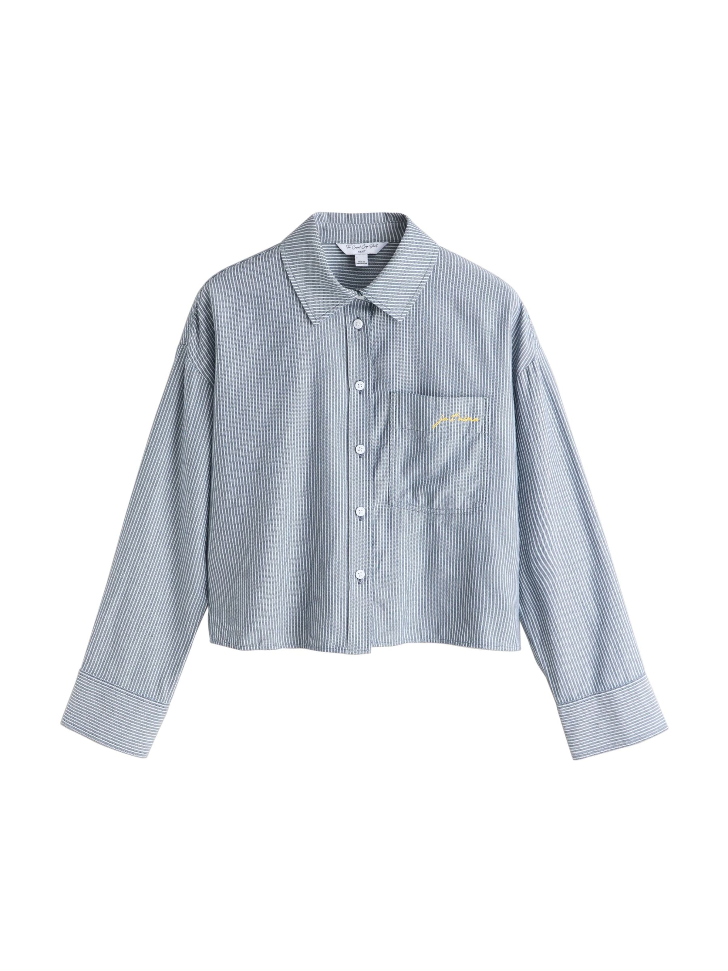 Next Bluse in marine / weiß, Produktansicht