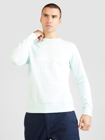 Sweat-shirt 'FOREST' JACK & JONES en bleu : devant