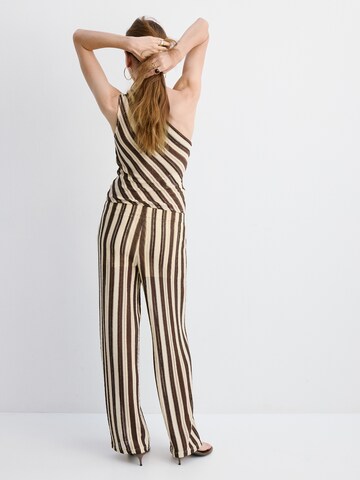MANGO Regular Hose 'FALKI' in Braun