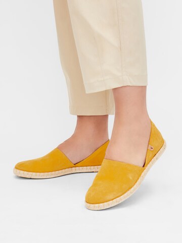 Espadrilles 'Carmen' VERBENAS en jaune