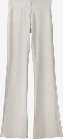 Bershka Flared Hose in Beige: predná strana