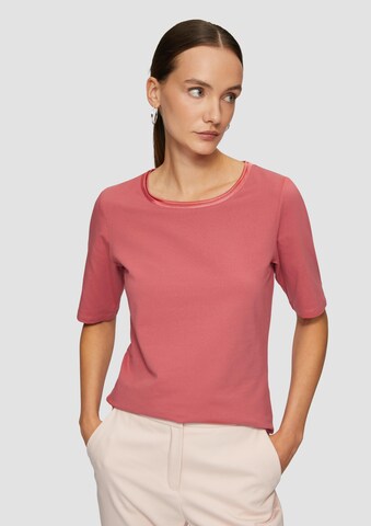 s.Oliver BLACK LABEL Shirt in Roze: voorkant