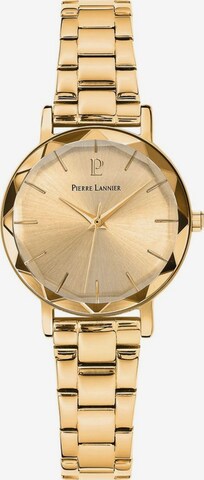 Montre à affichage analogique 'Multiples' Pierre Lannier en or : devant