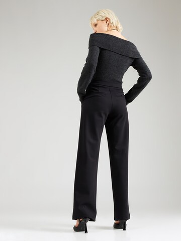 MAC Wide leg Broek 'CHIARA' in Zwart