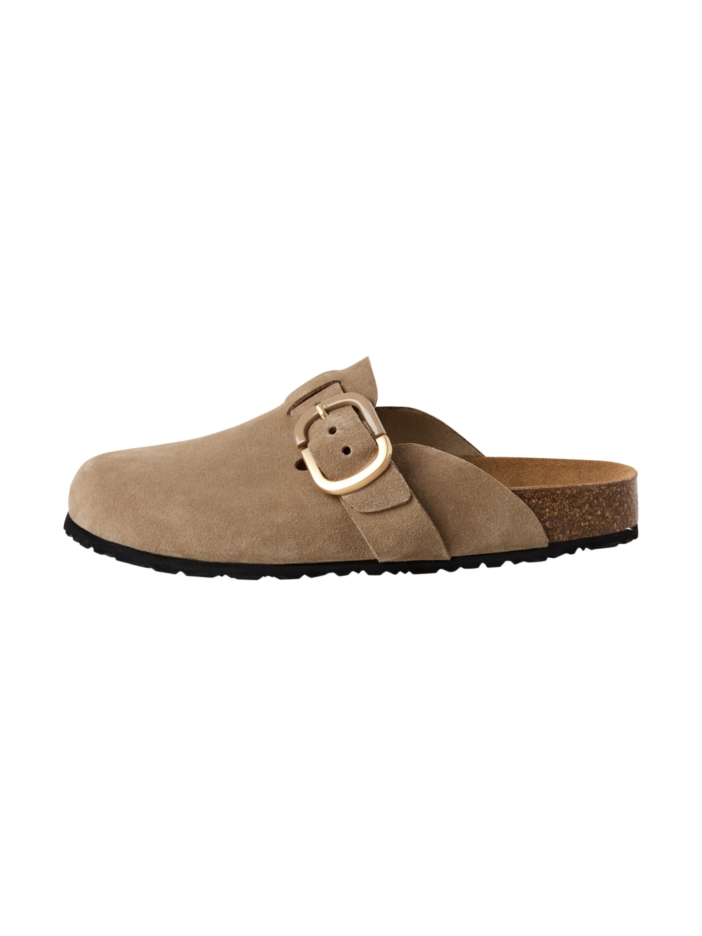 Tamaris - Zapatos abiertos 'Leder-Pantoletten' en marrón: frente