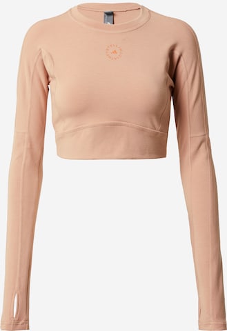 ADIDAS BY STELLA MCCARTNEY Performance Shirt in Beige: front
