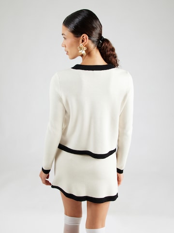 VILA Knit Cardigan 'VICASSIE' in White