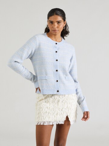 VILA Strickjacke 'VIAudrey' in Blau: Vorderseite