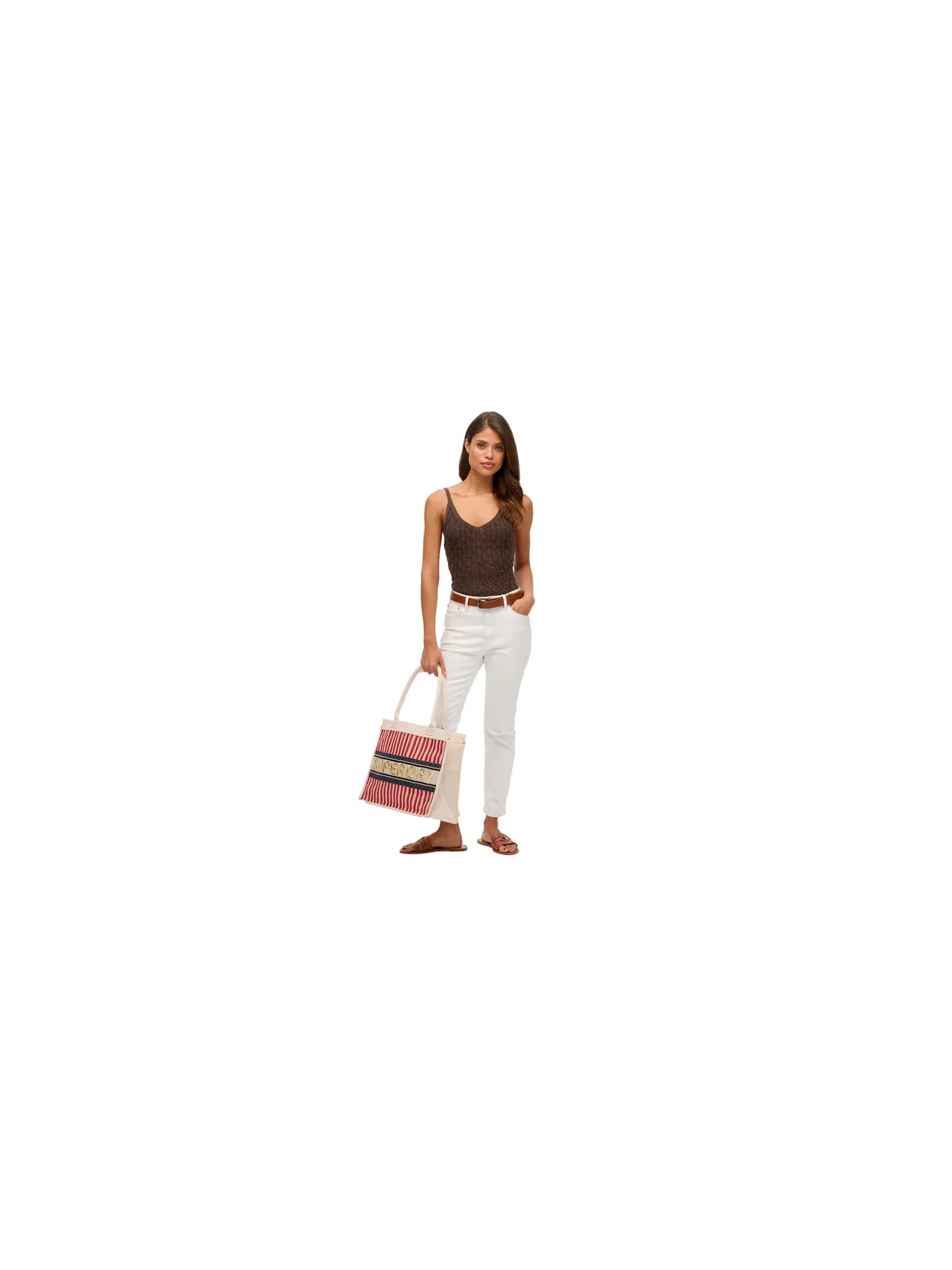 Beauty case 'Fourre Tout Brode' di Superdry & Co in beige