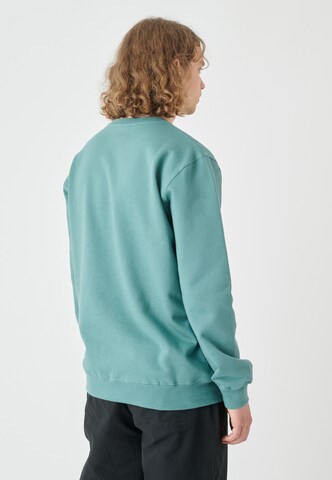 Cleptomanicx Sweatshirt 'Embro Gull' in Blau