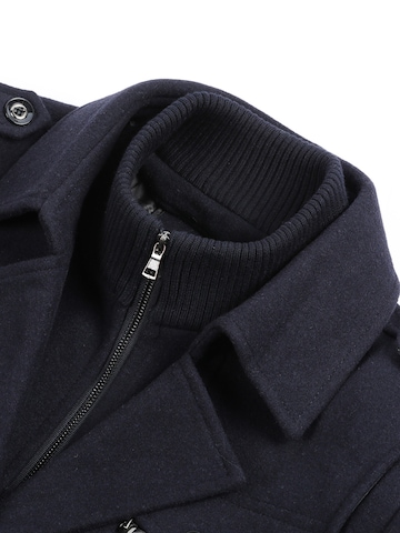 YOUTHUP Winter Coat 'Reverslinie' in Blue