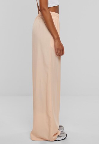 Urban Classics Wide leg Trousers in Orange