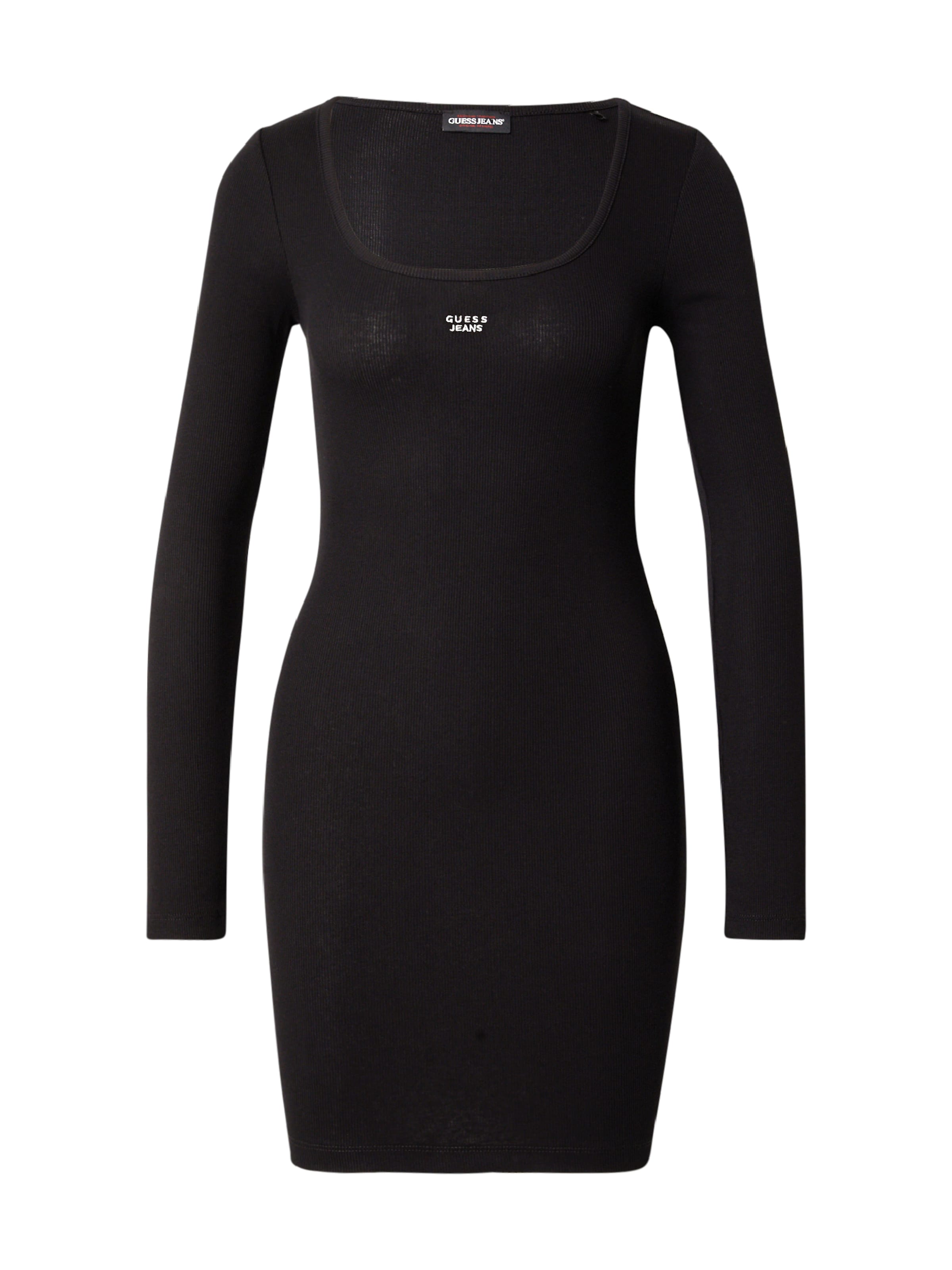 Rochie de la GUESS JEANS pe negru: față