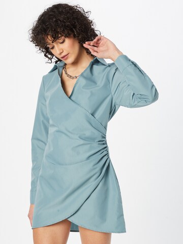 Robe-chemise Public Desire en bleu : devant