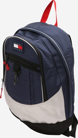 Tommy Jeans - Mochila em azul: frente