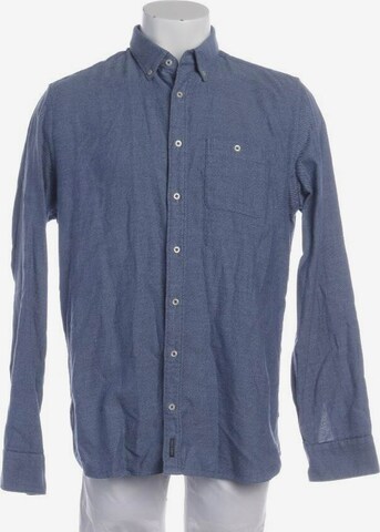 Marc O'Polo Button Up Shirt in XL in Blue: front