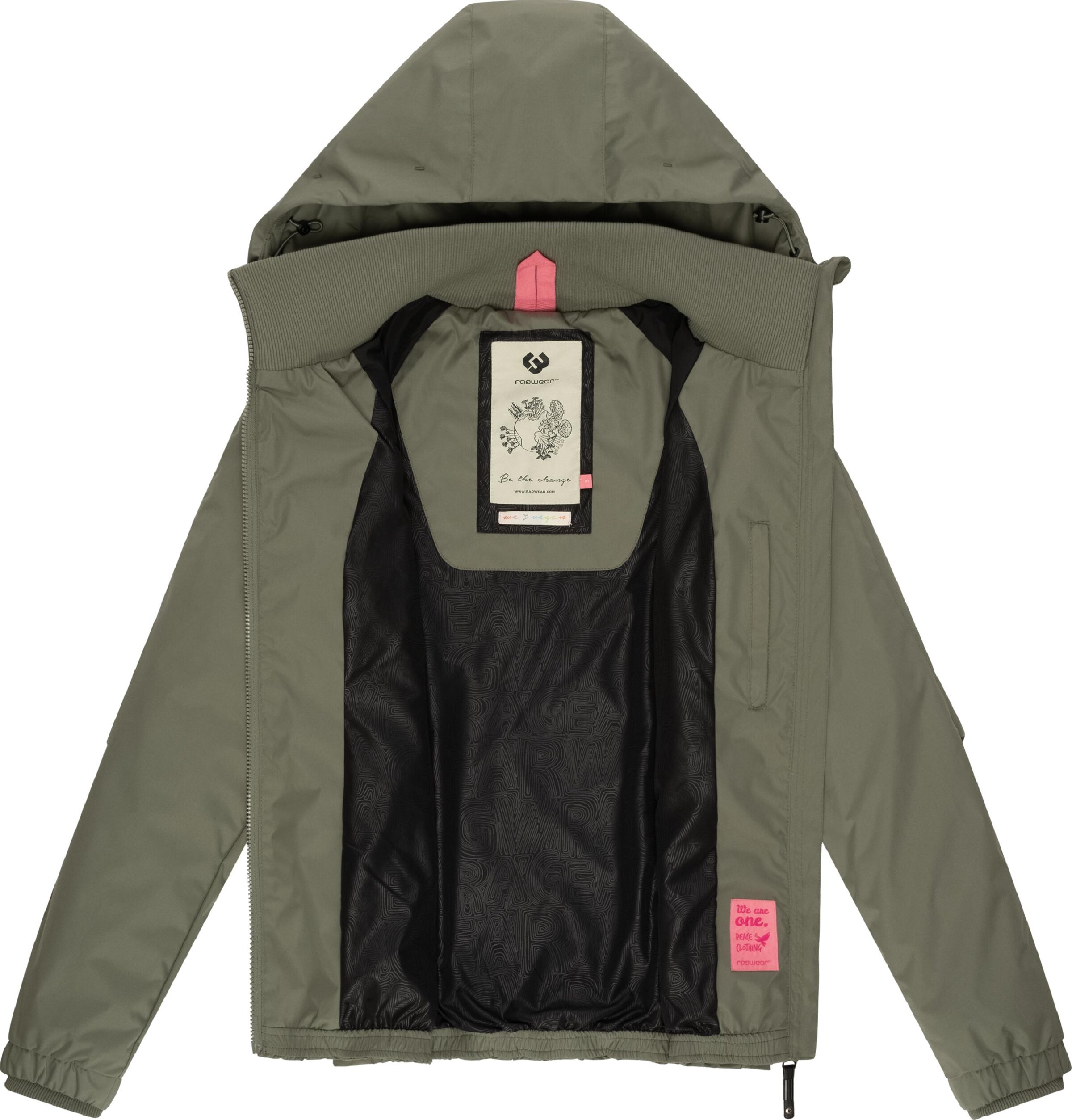 žalia Ragwear Funkcinė striukė  'Dizzie'