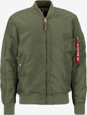 Veste mi-saison ALPHA INDUSTRIES en vert : devant