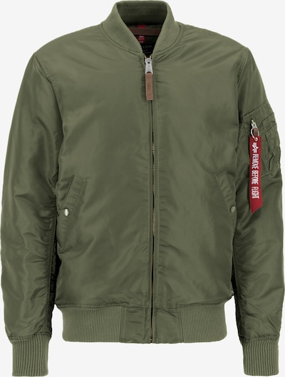 ALPHA INDUSTRIES Prijelazna jakna u zelena / crvena, Pregled proizvoda