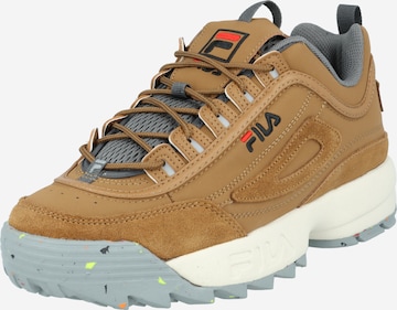 FILA - Zapatillas deportivas bajas 'DISRUPTOR' en marrón: frente